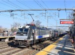 ALP-46 # 4616 on the rear of the NJT Multilevel Set 